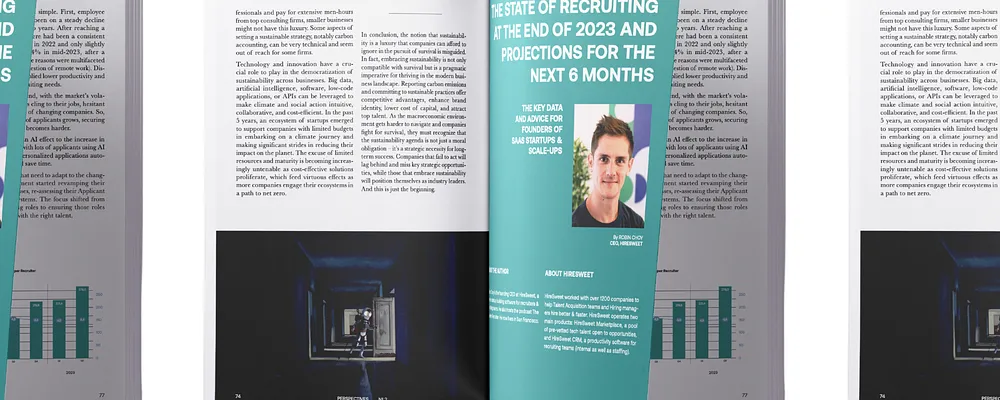 Edition #2: The state of recruiting at the end of 2023 and projections for the next 6 months. The key data and advice for founders of SaaS scale-ups (series A – series B)