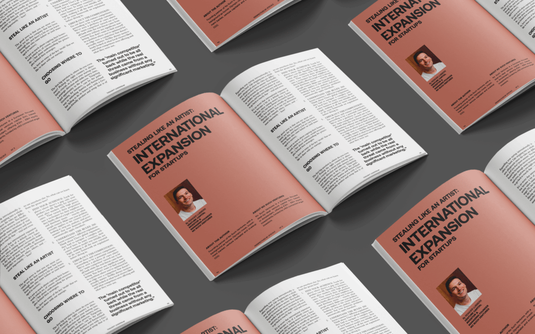 Stealing like an artist. International expansion for startups