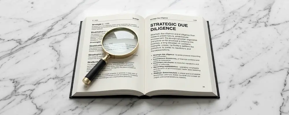 Qu'est-ce que la due diligence stratégique ?